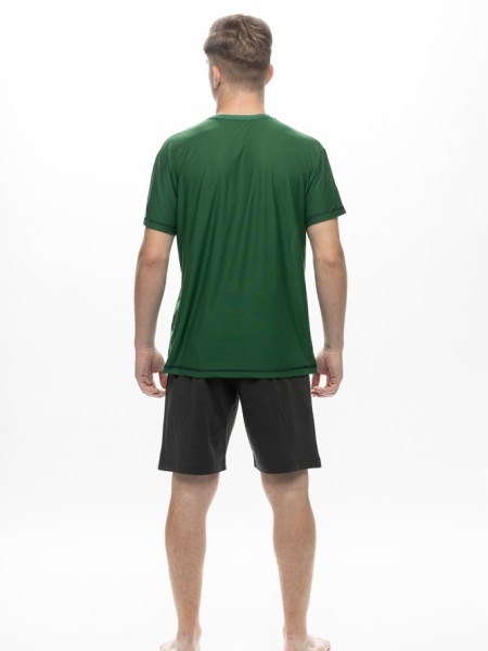 GALAXY - Ανδρική Καλοκαιρινή Πιτζάμα Moto Race #704 Πράσινο