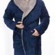 GALAXY - Ανδρική Χειμερινή Ρόμπα Fleece #850 Μπλε
