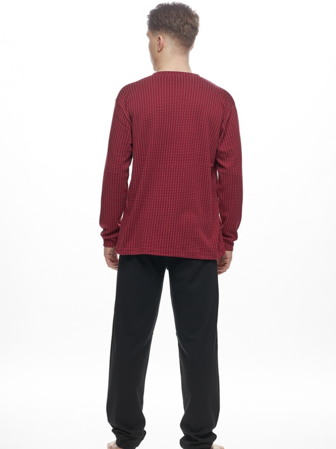 GALAXY - Ανδρική Χειμερινή Πιτζάμα “ζακαρ” #750 Μπορντό GALAXY - Ανδρική Χειμερινή Πιτζάμα “ζακαρ” #750 Μπορντό