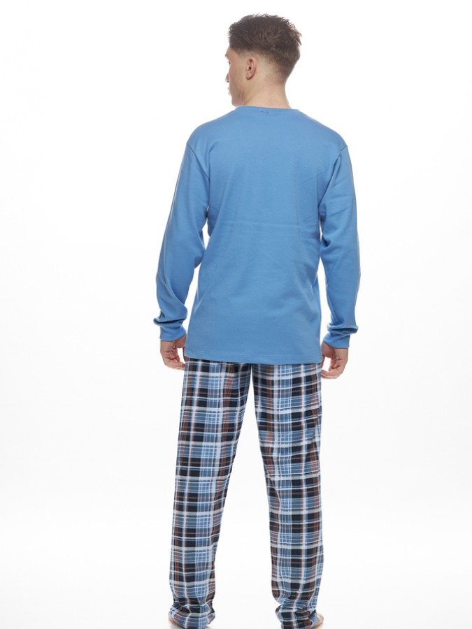GALAXY - Ανδρική Χειμερινή Πιτζάμα “HIS” #790 Μπλε Ραφ GALAXY - Ανδρική Χειμερινή Πιτζάμα “HIS” #790 Μπλε Ραφ