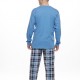 GALAXY - Ανδρική Χειμερινή Πιτζάμα “HIS” #790 Μπλε Ραφ GALAXY - Ανδρική Χειμερινή Πιτζάμα “HIS” #790 Μπλε Ραφ