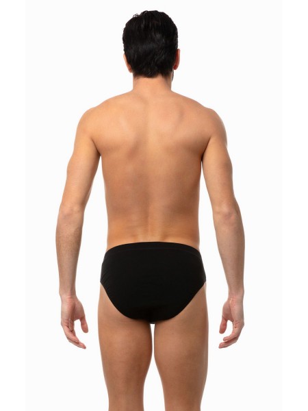 MINERVA Ανδρικά Slip Sporties 3τεμ - 23027 Μαύρο MINERVA Ανδρικά Slip Sporties 3τεμ - 23027 Μαύρο