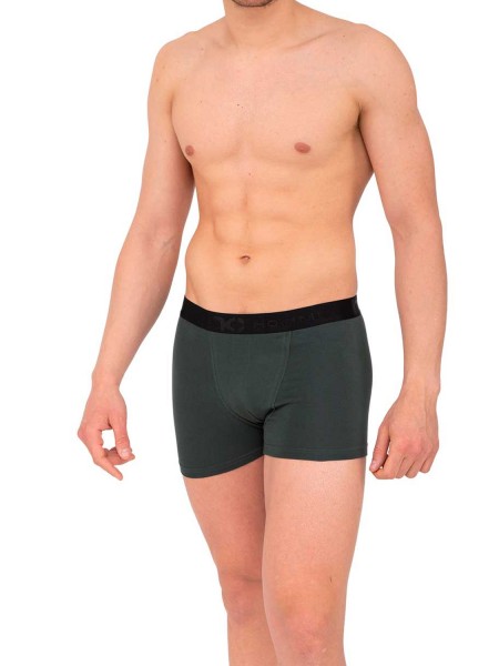 Nina Club Ανδρικό Boxer 411 Λαδί-Μαύρo Nina Club Ανδρικό Boxer 411 Λαδί-Μαύρo