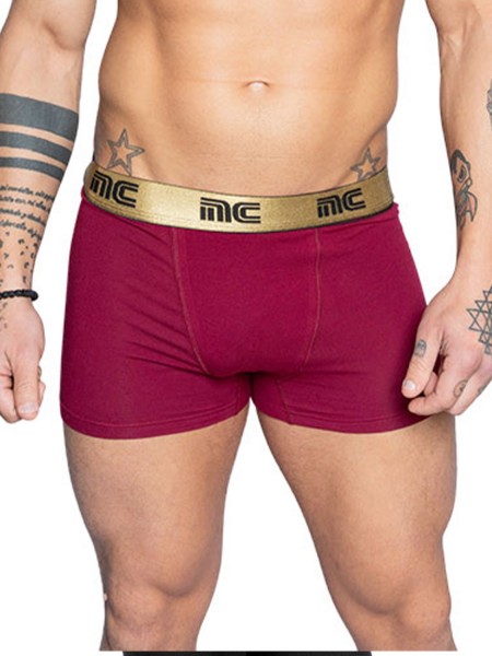 Nina Club Ανδρικό Boxer 411 Μπορντό-Χρυσό Μετάλ Nina Club Ανδρικό Boxer 411 Μπορντό-Χρυσό Μετάλ