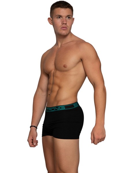 Nina Club Ανδρικό Boxer 411 Μαύρo- Πετρόλ Nina Club Ανδρικό Boxer 411 Μαύρo- Πετρόλ