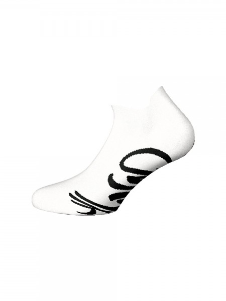 WALK Ανδρικές Αθλητικές Βαμβακερές Κοφτές Κάλτσες Με Σχέδιο W124-1 ΛΕΥΚΟ