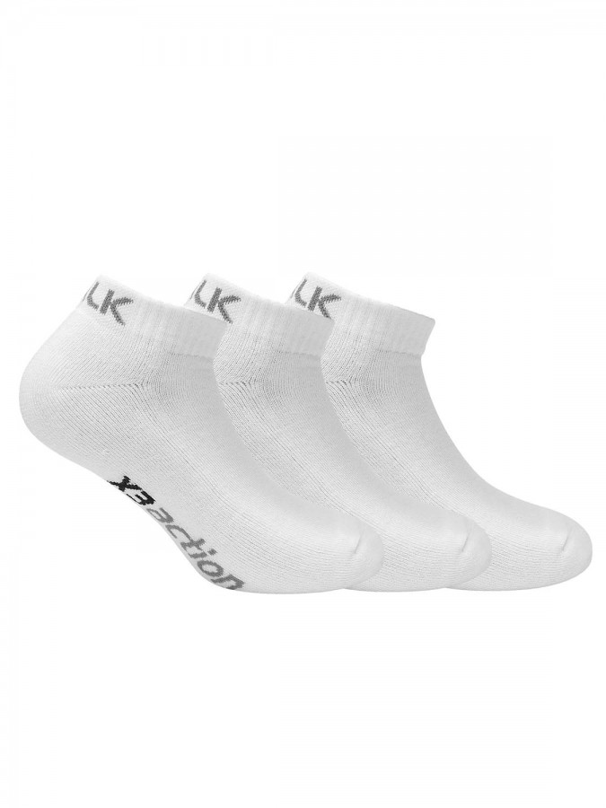Walk Ανδρικές Κάλτσες Set 3 τεμαχίων V22-Λευκό