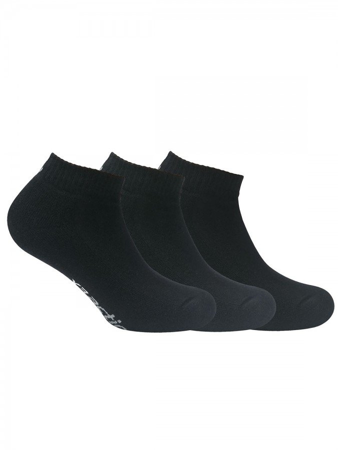 Walk Ανδρικές Κάλτσες Set 3 τεμαχίων V22-Μαύρο