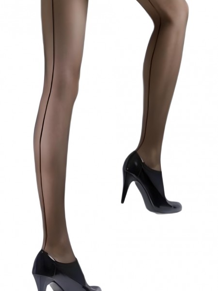 ARMA Γυναικείο Καλσόν με Ρίγα 10 DEN #6018 BLACK