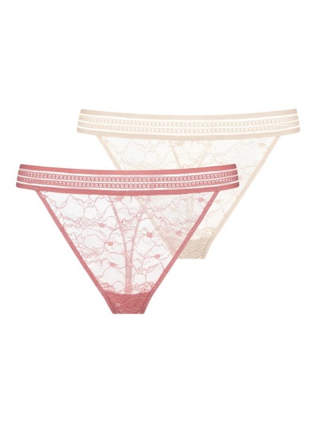DORINA ANIKA Γυναικείο Slip String 2 τεμ - FXST0008LA141-2X0357 Pink