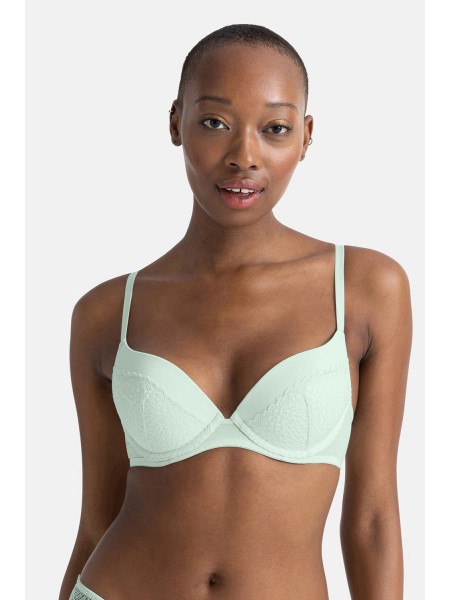 DORINA AMORA Σουτιέν Push Up 1+1 Δώρο B/C/D - FXPG0032LA130-2X0356 Green/ Black DORINA AMORA Σουτιέν Push Up 1+1 Δώρο B/C/D - FXPG0032LA130-2X0356 Green/ Black