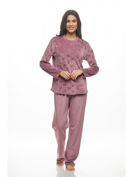 GALAXY - Γυναικεία Χειμερινή Πυτζάμα Βελουτε #843 Σάπιο Μήλο GALAXY - Γυναικεία Χειμερινή Πυτζάμα Βελουτε #843 Σάπιο Μήλο