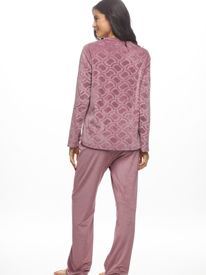 GALAXY - Γυναικεία Χειμερινή Πυτζάμα Βελουτε #843 Σάπιο Μήλο GALAXY - Γυναικεία Χειμερινή Πυτζάμα Βελουτε #843 Σάπιο Μήλο