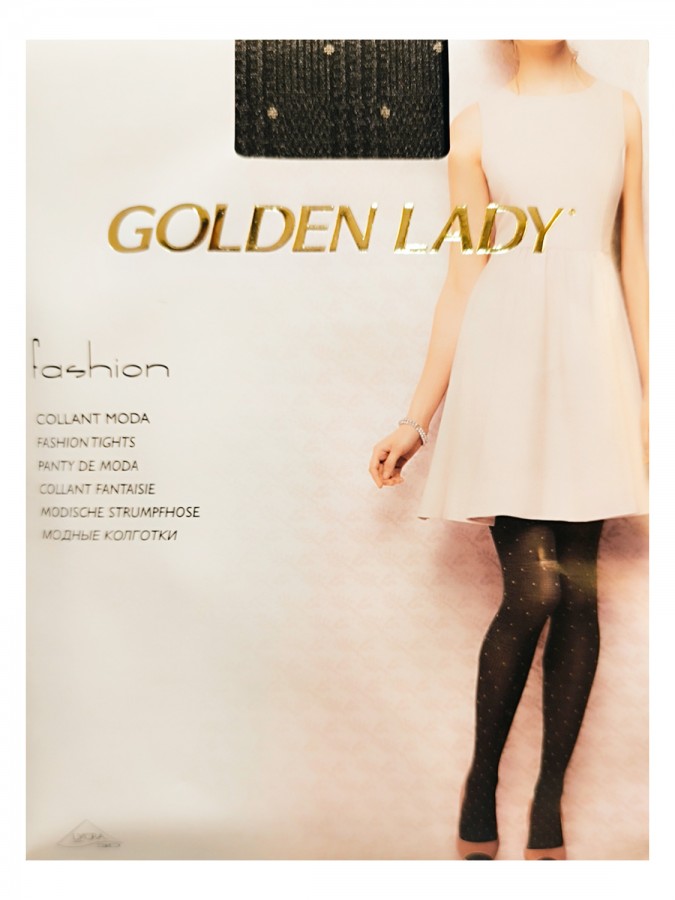 GOLDEN LADY Classic Dots Fashion Tights Γυναικείο Καλσόν Σχέδιο μικρές βούλες #134vvv - Marrone (Σκούρο καφέ)