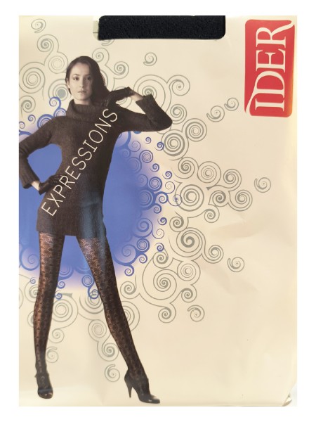 IDER Expressions Γυναικείο Φαντεζί Ελαστικό Καλσόν #1765 Black IDER Expressions Γυναικείο Φαντεζί Ελαστικό Καλσόν #1765 Black