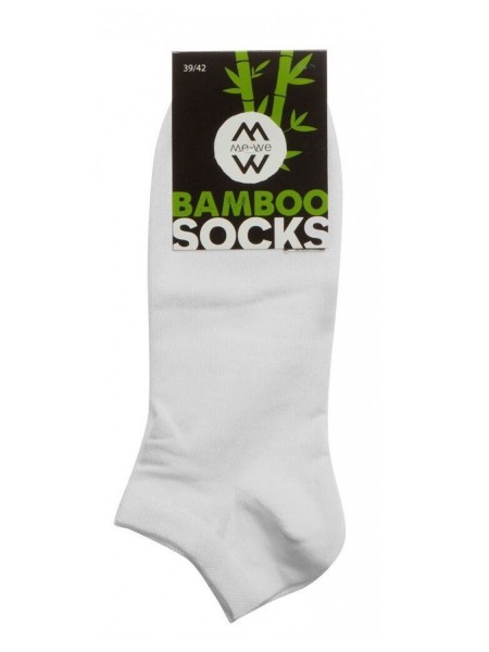 MEWE Γυναικείες Κάλτσες Κοφτές Bamboo - 1-1702 Λευκό