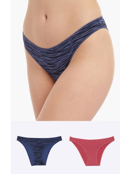 Minerva Rio Slip Fimelle 2τεμ - 81321 AZALEA-BLUE ANML