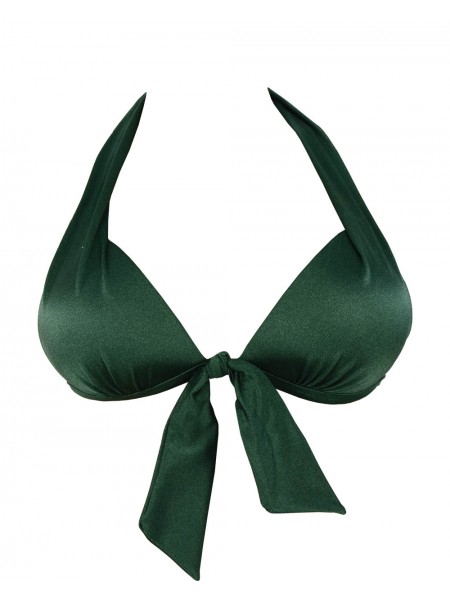 ROCK CLUB Γυναικείο Τρίγωνο σουτιέν μαγιό με σταθερό Cup B - 2064 Πράσινο