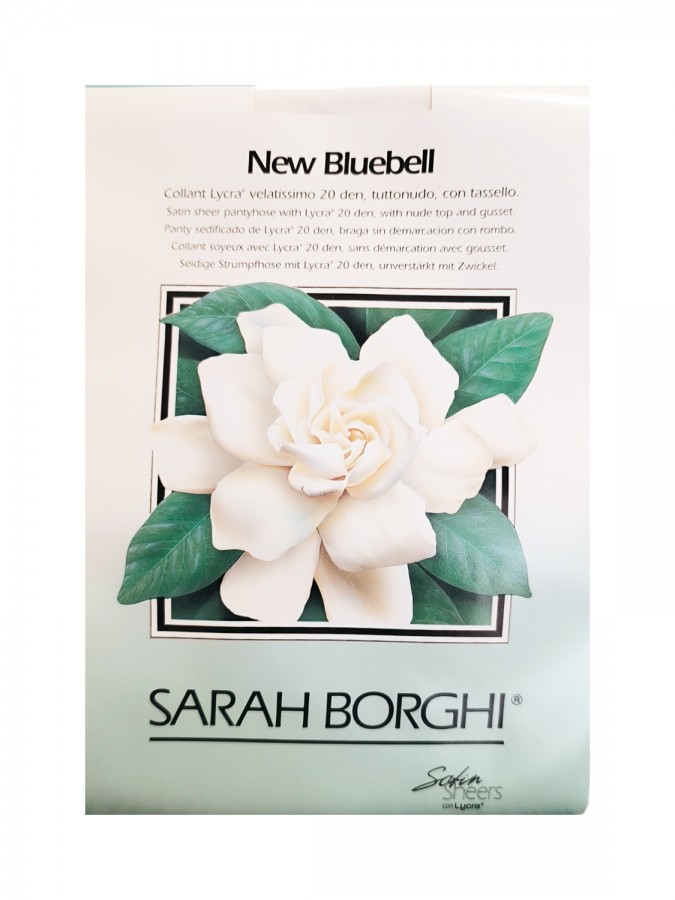 SARAH BORGHI Γυναικείo Καλσόν New Bluebell - 20 Den με Λύκρα #86195 WHITE