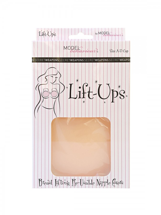 SECRET WEAPONS Αυτοκόλλητο Push Up Lift Ups Cup A-D - Μπεζ - SW047