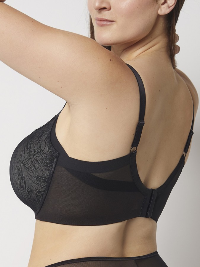 SELENE Violeta Σουτιέν minimizer D - Μαύρο SELENE Violeta Σουτιέν minimizer D - Μαύρο