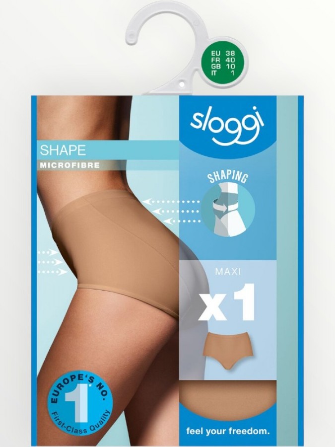 SLOGGI - Lastex Σλιπ Sloggi Shape Maxi- Μπεζ