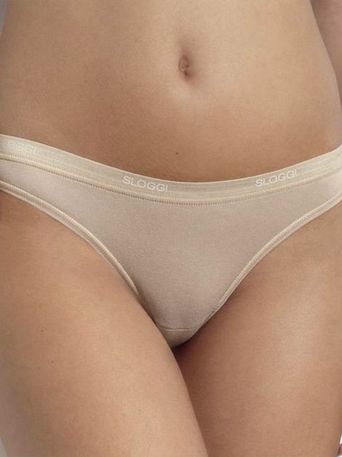 SLOGGI “My Day” Mini Βαμβακερό Γυναικείο Slip - Μπεζ
