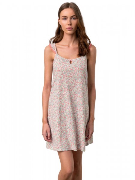 Vamp Γυναικείο Νυχτικό Αμάνικο #18234 CORAL BAY