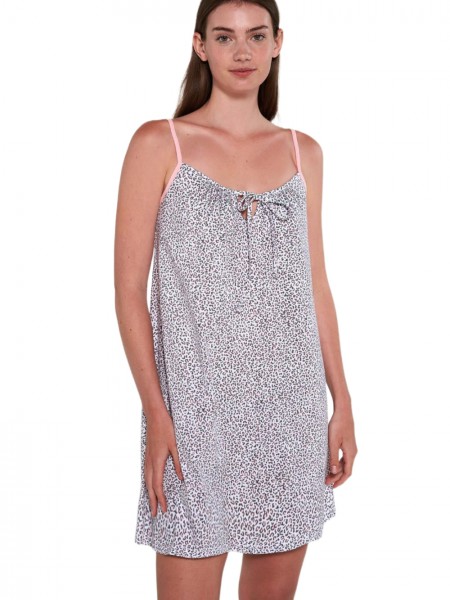 Vamp Γυναικείο Νυχτικό με Τιράντες #20330 PINK CANDY 