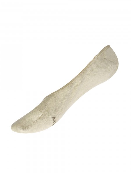 WALK Γυναικείες Αόρατες Βαμβακερές Κάλτσες Με Σιλικόνη Στην Φτέρνα Σετ 3 Ζεύγη ΜΠΕΖ ΑΝΟΙΧΤΟ - V55