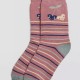 YSABEL MORA Kάλτσες μακριές για κορίτσι σετ 3 ζεύγη #32536 multi