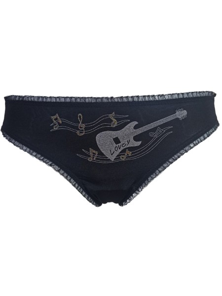 Luna Metal string σλιπ - 2140 Μαύρο