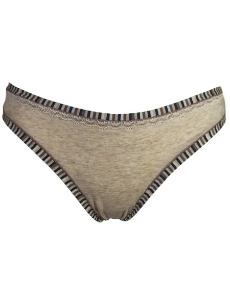 Luna Stripy string σλιπ - 2203 Μπεζ