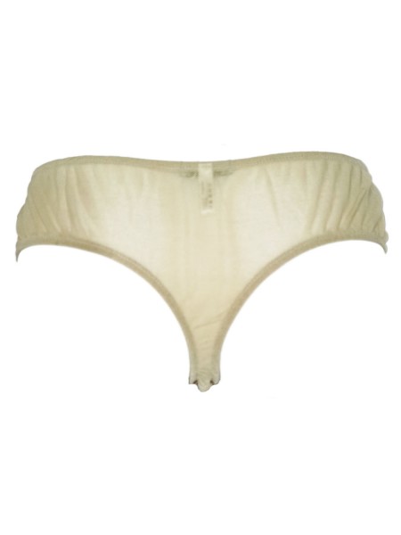 LUNA Chrochet string σλιπ - 23048 Μπεζ LUNA Chrochet string σλιπ - 23048 Μπεζ