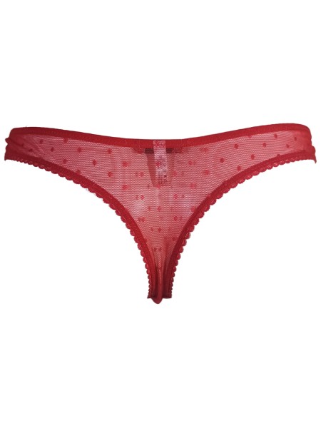 Luna Noel string σλιπ - 23117 Κόκκινο Luna Noel string σλιπ - 23117 Κόκκινο