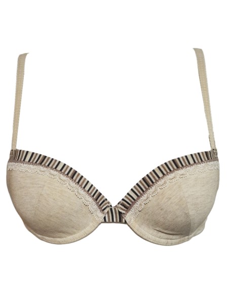 Luna Stripy σουτιέν push-up B - 12022 Μπεζ