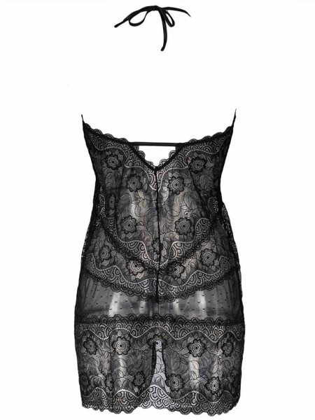 LUNA Γυναικείο Νυχτικό (baby doll)  #80239 Μαύρο