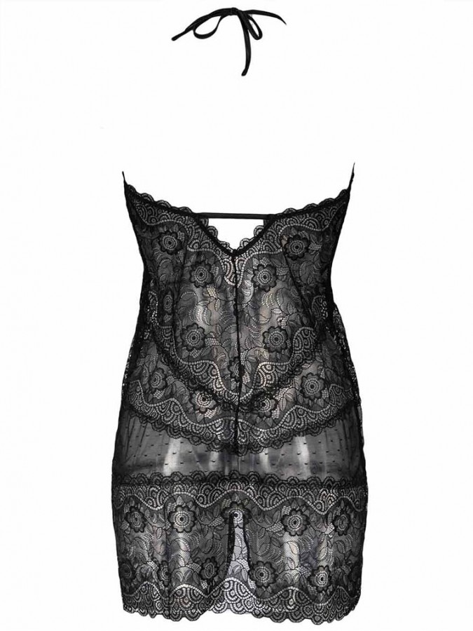 LUNA Γυναικείο Νυχτικό (baby doll) #80239 Μαύρο LUNA Γυναικείο Νυχτικό (baby doll) #80239 Μαύρο