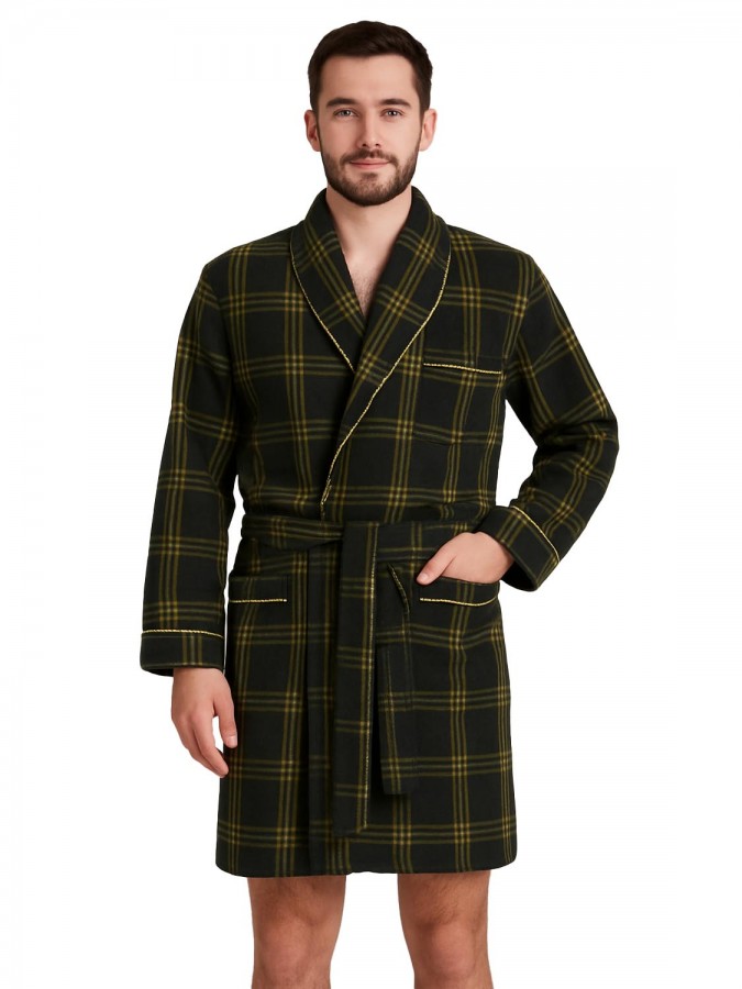 Ανδρική Ρόμπα Fleece #55654 Πράσινο Ανδρική Ρόμπα Fleece #55654 Πράσινο