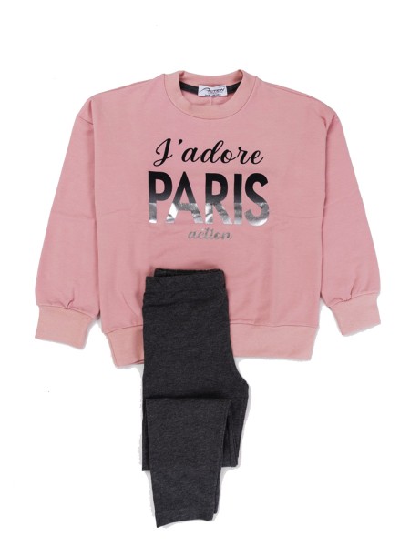 ACTION Εφηβικό Σετ Μπλούζα με Κολάν για Κορίτσι 6-16 ετών - 057 Σομών ACTION Εφηβικό Σετ Μπλούζα με Κολάν για Κορίτσι 6-16 ετών - 057 Σομών