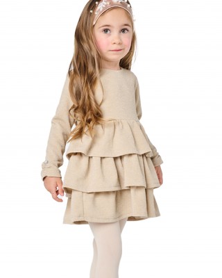 BABYLON Παιδικό Φόρεμα για Κορίτσι 1-6 ετών - 12526544 Μπεζ
