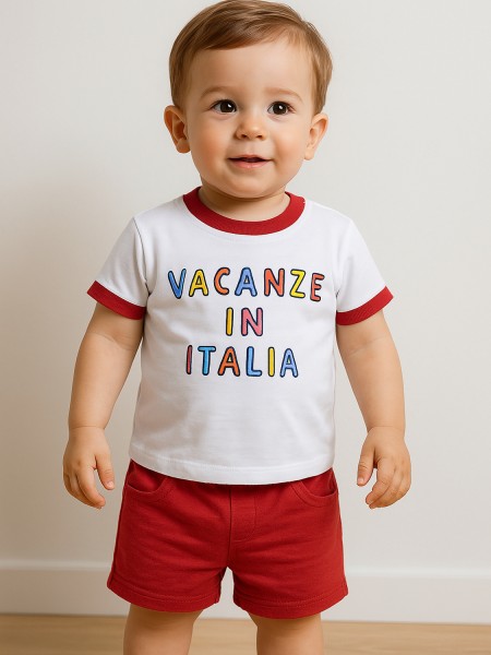 CHICCO Βρεφικό Σετ Κοντομάνικο Με Βερμούδα για αγόρια 3-24 μηνών #016-024 Λευκό CHICCO Βρεφικό Σετ Κοντομάνικο Με Βερμούδα για αγόρια 3-24 μηνών #016-024 Λευκό