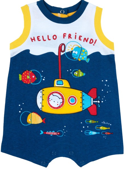 CHICCO Βρεφικό Κορμάκι για αγόρι (0 - 24 μηνών) #513110 Μπλε CHICCO Βρεφικό Κορμάκι για αγόρι (0 - 24 μηνών) #513110 Μπλε