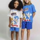 CERDA Παιδική Πυτζάμα Καλοκαιρινή για αγόρι 6-12 ετών Sonic #1339 Λευκό