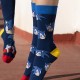 CERDA Kάλτσες ψηλές με σχέδιο Sonic #1885 Μπλε