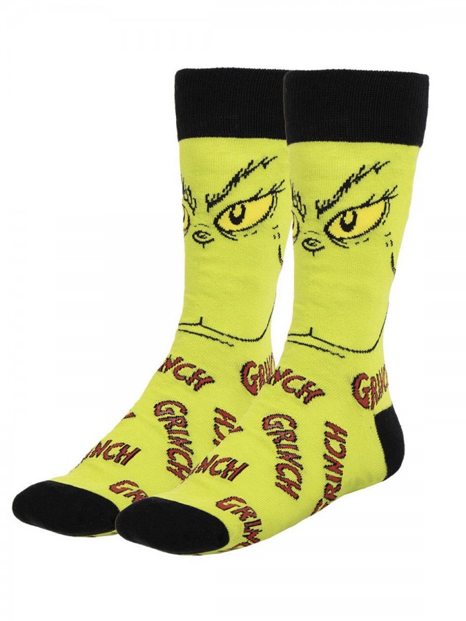 CERDA Kάλτσες ψηλές με σχέδιο Grinch #2510 Πράσινο CERDA Kάλτσες ψηλές με σχέδιο Grinch #2510 Πράσινο