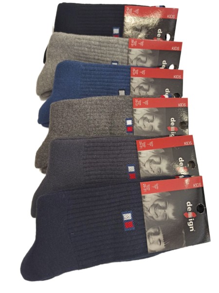 DESIGN Kάλτσες πετσετέ για αγόρι σετ 6 ζεύγη DESIGN Kάλτσες πετσετέ για αγόρι σετ 6 ζεύγη