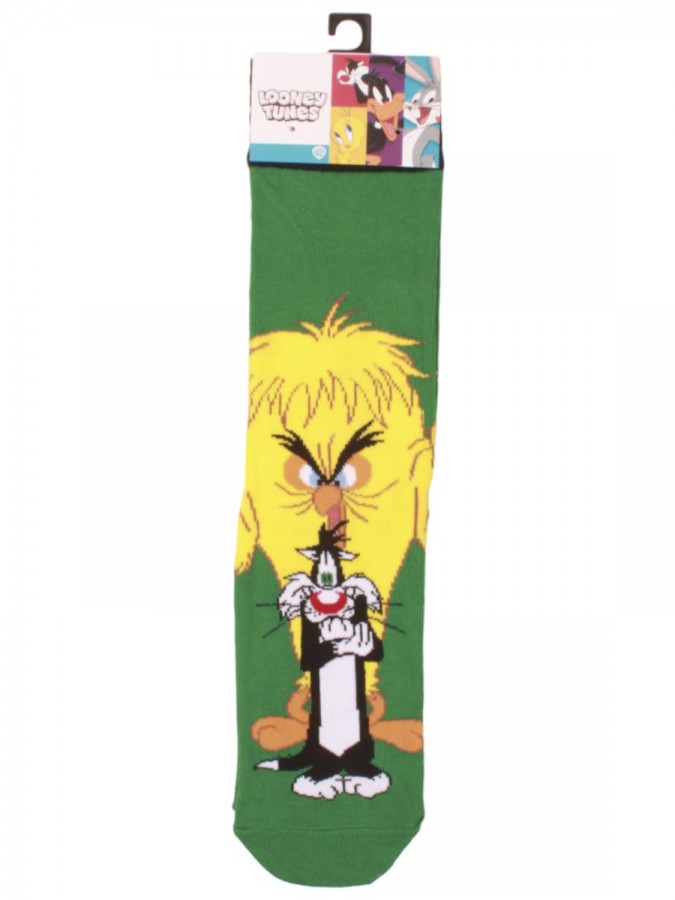 DISNEY Kάλτσες ψηλές με σχέδια σετ 3 ζεύγη #LT21521 Looney Tunes