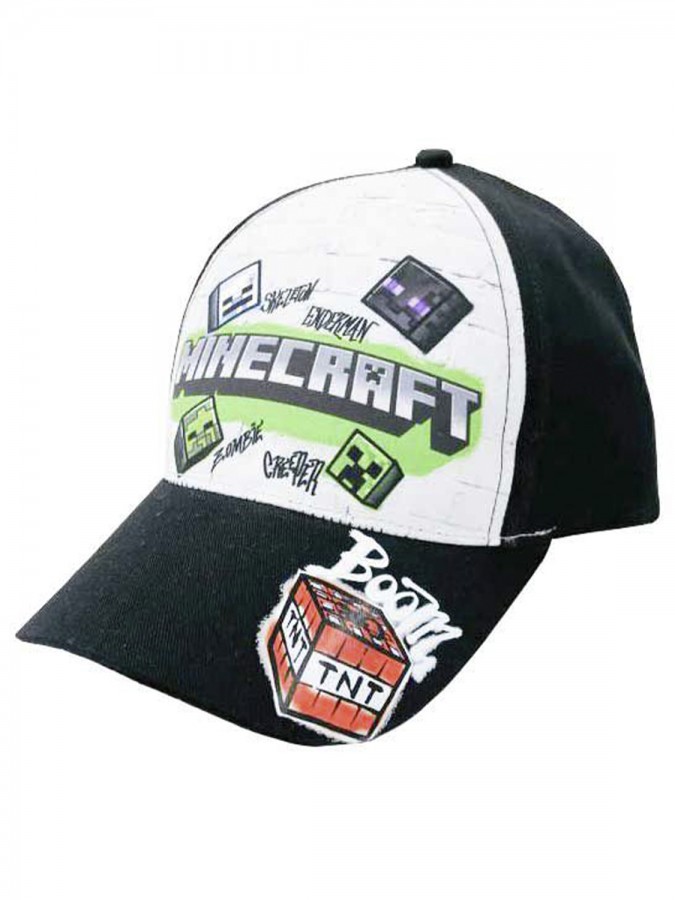DISNEY Παιδικό Καπέλο για αγόρια Minecraft #56066736 Μαύρος DISNEY Παιδικό Καπέλο για αγόρια Minecraft #56066736 Μαύρος