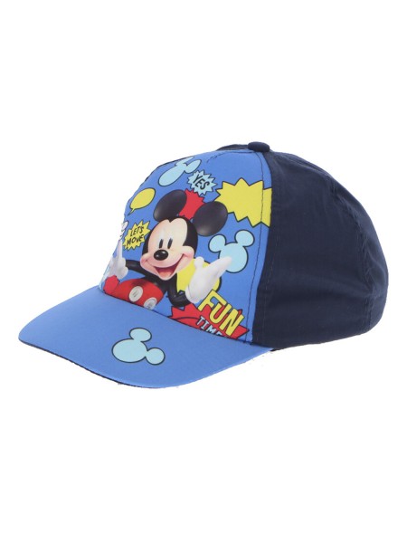DISNEY Παιδικό Καπέλο για αγόρια Mickey Mouse Let's Move #23-0099 Μπλε
